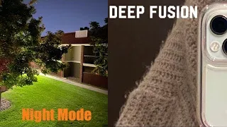 DEEP FUSION NIGHTMODE TEST ON iPHONE 11 PRO MAX