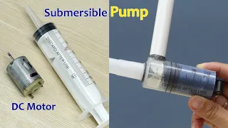 DIY DC Motor Water Pump - How to make a powerful water pump at home