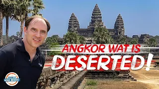 Angkor Wat Deserted! Coronavirus Decimates Cambodia Tourism