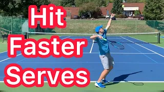 How To Easily Hit Faster Serves (Tennis Technique Explained)