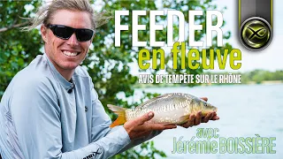 Peche au feeder en fleuve avec Jérémie Boissière Avis de tempête sur le Rhone #pêche #france