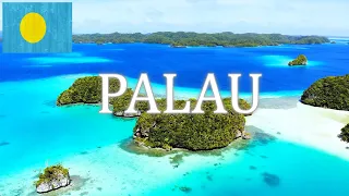 【４K】Palau from a drone  Ambient Film + Relaxing Music Study,Yoga,Sleep,Reading