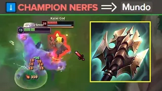 That's why Riot is nerfing Mundo