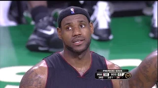 LeBron James Full Highlights 2010.10.26 at Celtics - 31 pts in His Heat Debut
