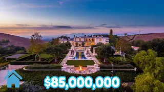 Inside a $85,000,000 French Romantic Mega Mansion in Westlake Village, California