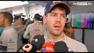 Malaysian Grand Prix F1 - Sebastian Vettel Interview - 24/03/13