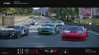 Gran Turismo Sport - Aston Martin V12 Vantage GT3 -  First race ever on Circuite de Saint Croix C!