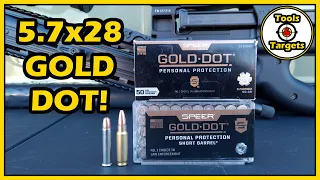 5.7x28 vs .22 Magnum Speer GOLD DOT....(Part 2: Rifles)