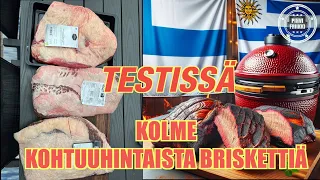 3 savustettua briskettiä - Mikä on paras?