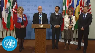 Estonia, France, Ireland, Norway & Albania on the Palestine/Israel – Security Council Media Stakeout
