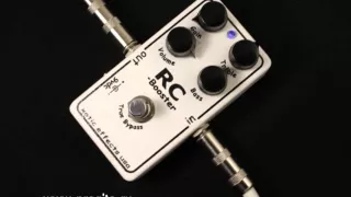 Xotic RC Booster гитарная педаль -- бустер / грелка High Quality Demo