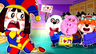 POMNI x CATNAP at School | THE AMAZING DIGITAL CIRCUS & Smiling Critters Animation