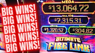 Winning NON STOP On High Limit Ultimate Fire Link Slot Machine