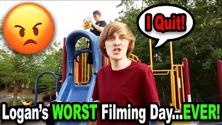 Logan's WORST Filming Day...EVER!!!
