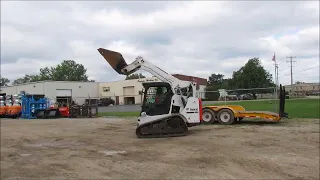 Sold! 2013 Bobcat T590 Skid Steer Track Loader Cab A/C Crawler bidadoo.com