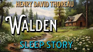 Walden Audiobook Dark Screen Calm Sleep Story Classic Bedtime Henry David Thoreau Part 1