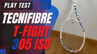 Tecnifibre T-Fight 305 ISO Tennis Racket Play Test - Court Level View Myrko & Christian