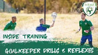 INSIDE TRAINING | GOALKEEPER DRILLS AND REFLEXES