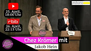 Dr. Jakob Hein bei #ChezKrömer