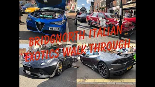 Bridgnorth Italian Automoto Festival - Sep 2019, Italian exotics ,Ferrari, Lamborghini, Alfa Romeo