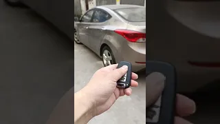 Hyundai Elantra, remote start by original key, plug and play