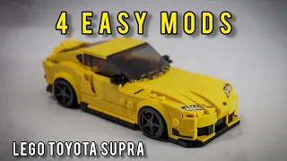 4 EASY MODS FOR YOUR LEGO TOYOTA SUPRA