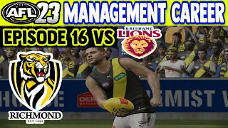 FULL UNCUT PROOF I PLAY ON HARDEST!!!- AFL 23 Management Career (Richmond) | Round 16 2023