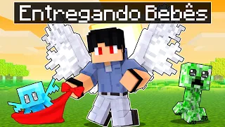 Entregando BEBÊS MONSTROS para famílias no Minecraft