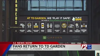 Fans to return to TD Garden for first time since pandemic hit