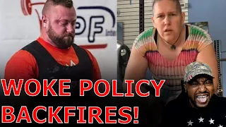 BASED Bearded Male Powerlifter DESTROYS SALTY Transgender Woman's Record In PROTEST of WOKE Policy!