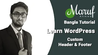 WordPress 6 Custom Header & Footer by Elementor | Bangla Tutorial | 2022 #elementor #wordpress