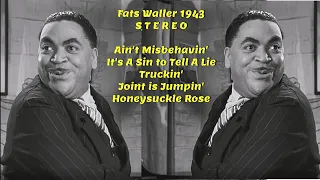 Fats Waller,  Ain't Misbehaving HD film, clip + Joint is Jumpin' & Honeysuckle Rose videos