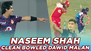 Naseem Shah Clean Bowled Dawid Malan Twice in PSL So Far in 2020 & 2024 | HBL PSL | M1Z2A