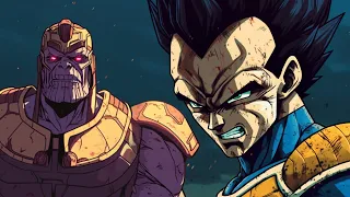 Vegeta vs Thanos: Titans Collide