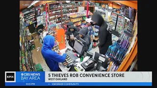 Brazen Oakland convenience store robbery recorded on survallience video
