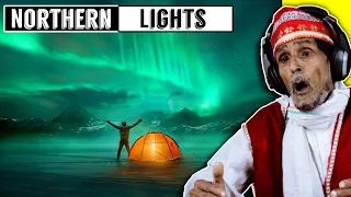 Villagers React To Northern Lights in Tromsø, Norway ! Tribal People React To Northern Lights