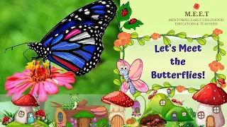 Let's Learn About Butterflies! | Life cycle of butterfly| online educational video for kids