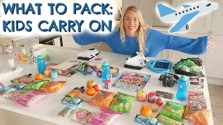 WHAT TO PACK: KIDS CARRY ON  |  OUR LONGEST FLIGHT EVER