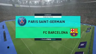 PES 2021 - PSG vs Barcelona - Gameplay PS3 - Neymar vs L,Messi