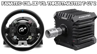 Fanatec CSL DD vs. Thrustmaster T-GT II Vergleichstest [german | english CC]