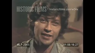 ROBBIE ROBERTSON  from "The Band" INTERVIEW 1975