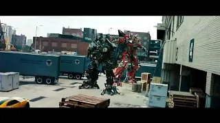 Transformers 3 - Ironhide é morto por Sentinel Prime