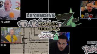 REACCIÓN YOUTUBERS A POKÉMON LEYENDAS ZA EL NUEVO JUEGO DE POKÉMON