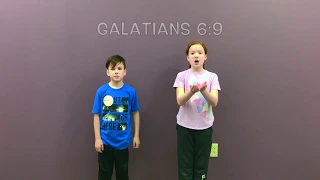 Galatians 6:9 Verse with Motions