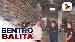 Ilang warehouse ng bigas sa Balagtas, Bulacan, ininspeksyon ng ilang mga mambabatas at ng BOC