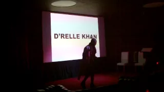 D'relle performing Charity showcase