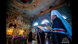 4-я часть Великого Покаянного канона в Кирилловском монастыре столицы.