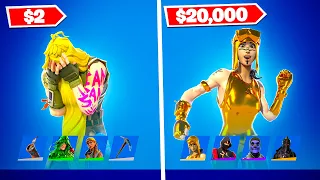 $2 vs $20,000 Fortnite Account!