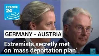 German, Austrian extremists secretly met on 'mass deportation plan' • FRANCE 24 English