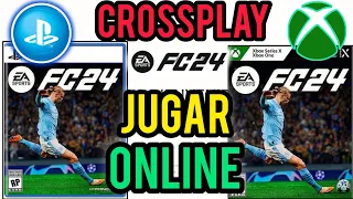 Como JUGAR ONLINE PLAYSTATION vs XBOX en FC 24 (CROSSPLAY) ✅